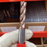 Kit de fraises à face HRC55 4F en carbure revêtu d'AlTiN pour usinage CNC, outil de fraisage OEM
