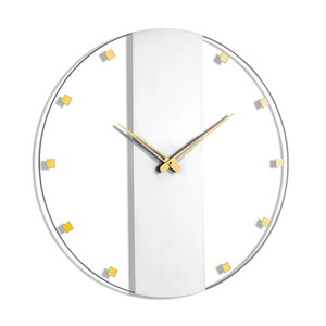 Sang Trọng Acrylic Bàn Đồng Hồ Trong Suốt <span class=keywords><strong>Lucite</strong></span> Bàn Đồng Hồ Với Vàng Quay Số Và Bàn Tay Đương đại Trang Trí Đồng Hồ Quà Tặng - Product Image 3