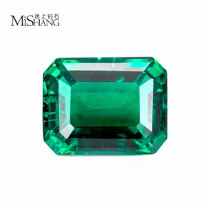 Zambian Emerald Lab Grown Synthetic Emerald Stone Hydrothermal Nature Created Emerald