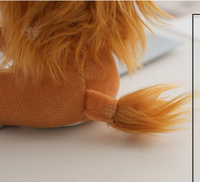 Ensemble de porte-clés en peluche d'animaux de la forêt - Mini singe, tigre, girafe, lion, éléphant en peluche, porte-clés mignon d'animaux sauvages en peluche pour sac