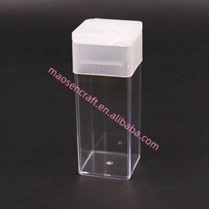 Plástico transparente a granel PS Square <span class=keywords><strong>Shaker</strong></span> 1,5 oz 4,5 oz Glitter <span class=keywords><strong>Shaker</strong></span> Botellas para embalaje Glitter - Product Image 5