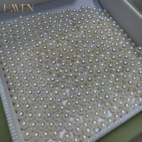 Alto brillo 2-6mm 3A perla Akoya de agua dulce redondo blanco colgante de lujo pendientes de tuerca perlas sueltas naturales Uso de joyería