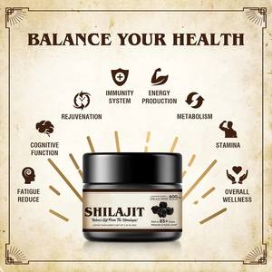 Résine de Shilajit Pur de l'Himalaya en Marque Blanche ODM/OEM, Complément Enzymatique avec Acide Fulvique et Plus de 85 Oligo-éléments pour Hommes et Femmes - Product Image 3