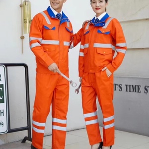 Ropa de Seguridad de Poliéster y Algodón con Detalles Reflectantes de Nuevo Diseño, Uniformes para Trabajos de Construcción - Product Image 5