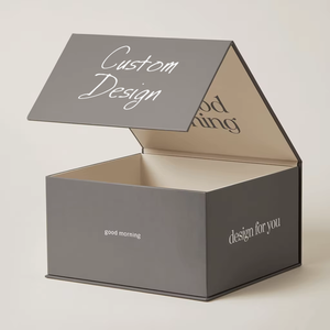 Kotak Kertas Keras Mewah dengan Logo Kustom, Dapat Didaur Ulang, Magnetik, Karton Rigid, Kotak Hadiah Kelas Atas untuk Makanan/Pakaian/Sepatu, Portabel - Product Image 4