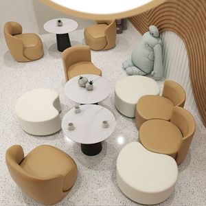 Sofá Modular de Oficina en Cuero PU con Esponja de Alta Densidad para Comedor y Área de Recepción - Product Image 1