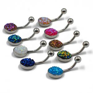 Constellation gothique <span class=keywords><strong>Fine</strong></span> corps bijoux Sexy nombril anneau poisson échelle motif diamant clouté coeur <span class=keywords><strong>banane</strong></span> Piercing hommes femmes - Product Image 3