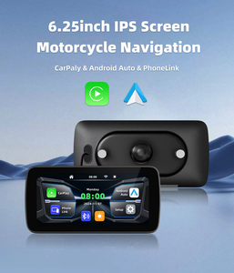 Écran de moto CarPlay à dégagement rapide de 6,25 pouces, détachable, IP67, prise en charge du CarPlay sans fil, Android Auto pour <span class=keywords><strong>scooter</strong></span>, moto - Product Image 4