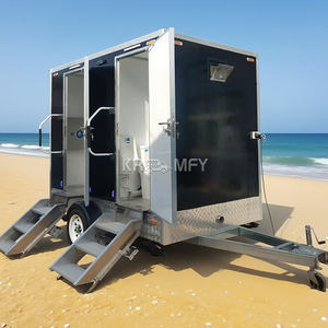 ห้องน้ำเคลื่อนที่ปี 2025 รถพ่วงห้องน้ำคู่ ห้องน้ำพกพาสุดหรู - Product Image 1