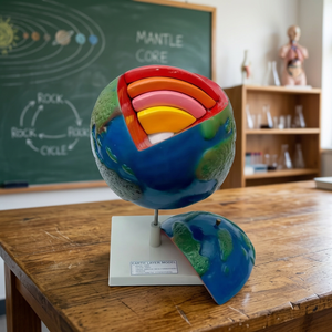 Torch-it - Globo Terráqueo Táctil de Plástico de 6 Capas para Estudiantes Ciegos y Entusiastas de la Geografía - Product Image 3