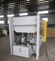 Presse à chaud Delilai pour le travail du bois, machine à presser le placage et le contreplaqué, pression stable pour la fabrication de portes d'armoires en bois massif et la lamination de meubles