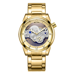 BESTWIN Men's Business Personality Quartz Watch Through the Bottom Steel Belt Luminous <b>Perspective</b> Watch Trend Watch Relojes - Product Image 5
