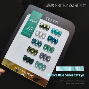 AILANUO Esmalte de Uñas en Gel UV Ojo de Gato Ámbar de Lujo, 10 Colores, No Tóxico, Vegano, Ecológico, Sin HEMA, Larga Duración, Profesional, DIY - Product Image 1