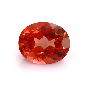 Cadermay Lab Grown Padparadscha Gemstone Oval Orange Red Loose Stone For Jewelry Making - Product Image 4