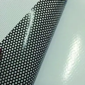 Hot Design 120gsm Micro Perforated Vinyl Graphic One Way Vision Window Film Glass Sticker Vinyl Roll