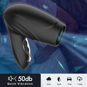 Masturbador Recargable con Forma de Secador de Pelo, Copa de Avión, Succión, Vibración de 10 Frecuencias, Juguetes Sexuales para Adultos para Hombres - Product Image 3