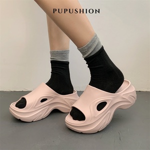 <strong>2026</strong> New Style <strong>Fashionable</strong> Thick Bottom Comfortable Women's Summer Wear EVA Shit-feeling Vacation Beach Seaside <strong>Sandals</strong> Sweet - Product Image 5