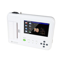 CONTEC ECG600G CE Disetujui 3 / 6 Saluran Elektrokardiograf Mesin Ecg