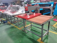 Presse à chaud numérique automatique Hybons à double station pour T-shirts, logos, gaufrage, chapeaux, vêtements, imprimante multicolore coulissante