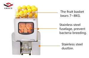 Thương mại tự động <span class=keywords><strong>Orange</strong></span> Máy ép trái cây tươi vắt nước trái cây cho khách sạn nhà hàng thực phẩm cửa hàng Điều kiện Mới - Product Image 2