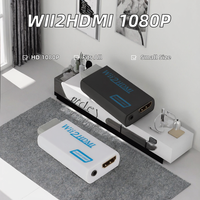 Wit En Zwart 1080P Wii Naar Hd Adapter Wii2hd Converter Voor Pc Hdtv Monitor Display Gemaakt Van Kunststof
