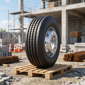 ยางรถบรรทุกเรเดียลเชิงพาณิชย์ขนาด 295/80R22.5-18PR R325  รับน้ำหนักได้ดีเยี่ยม ทนทาน โครงสร้างเหล็กทั้งหมด - Product Image 1