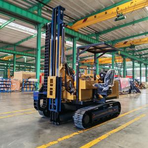 Mesin Bor Pembangkit Listrik Tenaga Surya Fotovoltaik Tz536, Mesin Pemasang Tiang Surya Fotovoltaik Crawler Kecil - Product Image 2