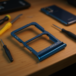 Bandeja para tarjetas SIM y micro SD, Y8p 2020 - Azul - Product Image 3