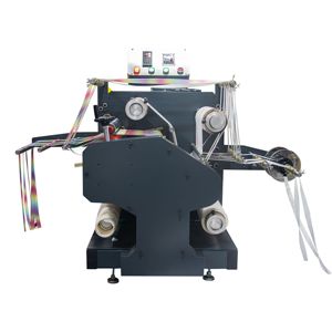 Máquina de sublimación semiautomática de 220 V de fábrica china, prensa de calor rotativa para cintas pequeñas y cordones - Product Image 4