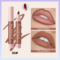 Vente en gros Marqueur de maquillage antiadhésif 2 en 1 pour les lèvres, liquide imperméable à l'eau