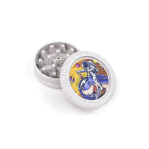Broyeur à herbes sèches en plastique Beyoulabs, 63 mm, rond, style populaire, multicolore, avec design requin astronaute - Product Image 6