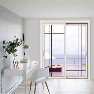 Mỹ Phong Cách Cử<span class=keywords><strong>a</strong></span> Trượt Đôi Tráng Men Glass Patio Cử<span class=keywords><strong>a</strong></span> Ban Công Năng Lượng Hiệu Quả Nhôm Cử<span class=keywords><strong>a</strong></span> Trượt - Product Image 2