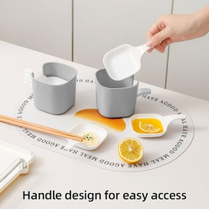 Ensemble de 6 petites assiettes de style nordique pour la maison, avec support de rangement écologique pour bols à sauce, personnalisable pour la cuisine - Product Image 5