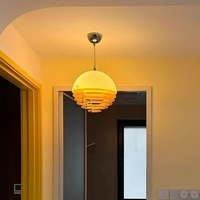 Lampe suspendue LED Bauhaus en fer et verre, trois couleurs, intensité variable, style minimaliste, pour salle à manger, entrée, chevet, bar, îlot, design créatif