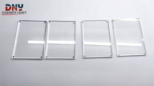 حاملات لوحات أكريليك مخصصة الحجم، إطار صور أكريليك مع حامل مغناطيسي شفاف ذو وجهين قائم بذاته - Product Image 6