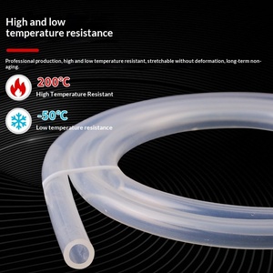 Özel Yüksek Kaliteli Esnek Silikon Hortumlar Gıda Sınıfı -50-220 Sıcaklık Aralığı Endüstriyel Kullanım ZXQ0015 Model Özelleştirilebilir - Product Image 1