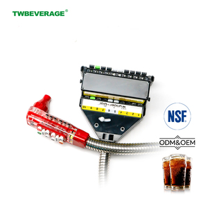 M410-button Red Post-mix Beverage Gun Beverage Dispensing System Compact Bar Gun Compatible with Various BIB Sachet Syrups - Product Image 5