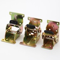 Charnière pliante autobloquante en acier à 180 et 90 degrés pour pieds de table - Accessoires de quincaillerie pour tables basses/de salle à manger extensibles