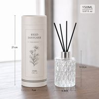 Collection de diffuseurs de parfum d'ambiance haut de gamme avec emballage cadeau de luxe et service de personnalisation de marque