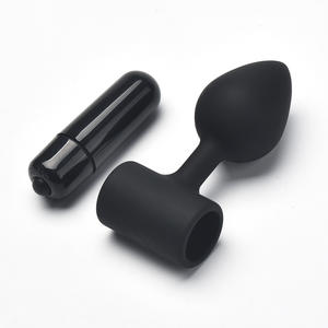 Masturbadores Unisex para Adultos, Juguetes Sexuales Anales, <span class=keywords><strong>Bolas</strong></span> de Dilatación <span class=keywords><strong>Anal</strong></span> de Estilo Eléctrico de Silicona Negra con Cómodo Diseño Unisex - Product Image 4
