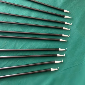 FY Monopolar L-haak elektrode chirurgische schaar roestvrij staal handmatig laparoscopisch herbruikbare elektrode coagulatie 5*330mm - Product Image 1