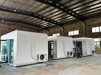 Vente directe d'usine en Chine, maison modulaire détachable de luxe à deux étages avec terrasse, type Apple Cabin, 5 chambres