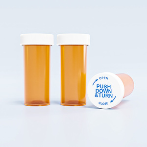 Botol Produk Obat dan Perawatan Kesehatan Plastik PP Food Grade, Kedap Udara, Dapat Dipres dan Diputar, Kotak Obat Perjalanan - Product Image 2