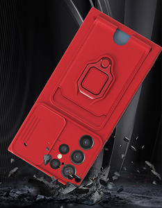 Étui de téléphone multifonctionnel en TPU avec fenêtre coulissante et <span class=keywords><strong>protection</strong></span> pour carte pour Samsung Galaxy S24 A54 A34 5G S25 S21 <span class=keywords><strong>FE</strong></span> A04E A16 - Product Image 2