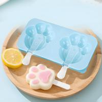 Machine à glaces en plastique durable pour glaces maison, sorbets et glaçons - Utilisation manuelle adaptée aux familles