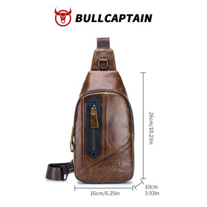 Sac à bandoulière vintage BULLCAPTAIN, nouveau sac à main pour homme, sac de travail, sac fourre-tout, sac de poitrine, OEM ODM - Product Image 6