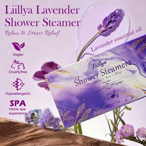 Tablettes d'aromathérapie à la lavande pour douche, pour une ambiance fraîche, pour hôtels, salles de <span class=keywords><strong>bain</strong></span> et usage domestique, conditionnement en vrac, en forme de bloc, pour le commerce international - Product Image 2