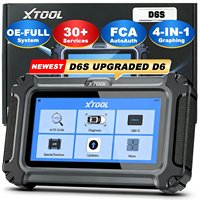 Outil de diagnostic universel OBD2 XTOOL D6S avec mise à jour gratuite, scanner de diagnostic automobile ECU, machine de diagnostic informatique, nouveau modèle 2026, entrepôts UE/USA