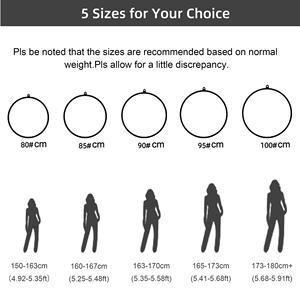 Aro Aéreo profesional <span class=keywords><strong>de</strong></span> acero inoxidable 1Tab 37 "95cm para <span class=keywords><strong>acrobacias</strong></span> Circus Aerial Lyra Hoop Set - Product Image 5