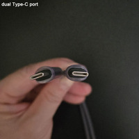 Kabel USB C ke USB C dengan Desain Kristal Es Transparan yang Estetis, Pengisian Daya Ultra Cepat